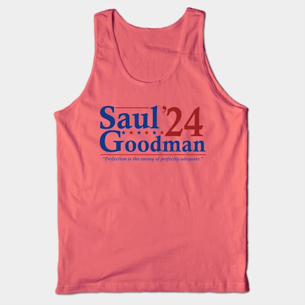 Saul Goodman 2024 Election - Funny Election Tank Top by LMW Art